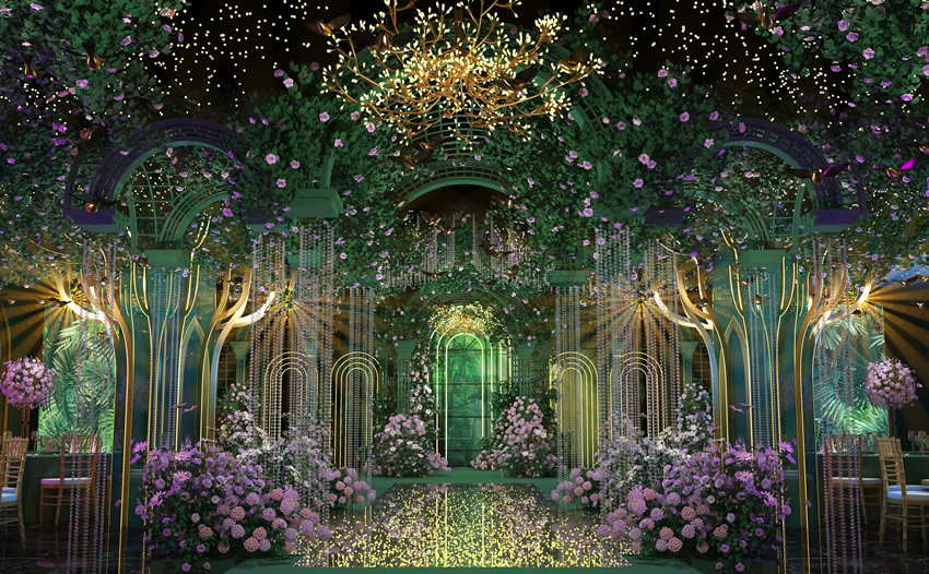 禄丰奇妙森林婚礼堂效果展示