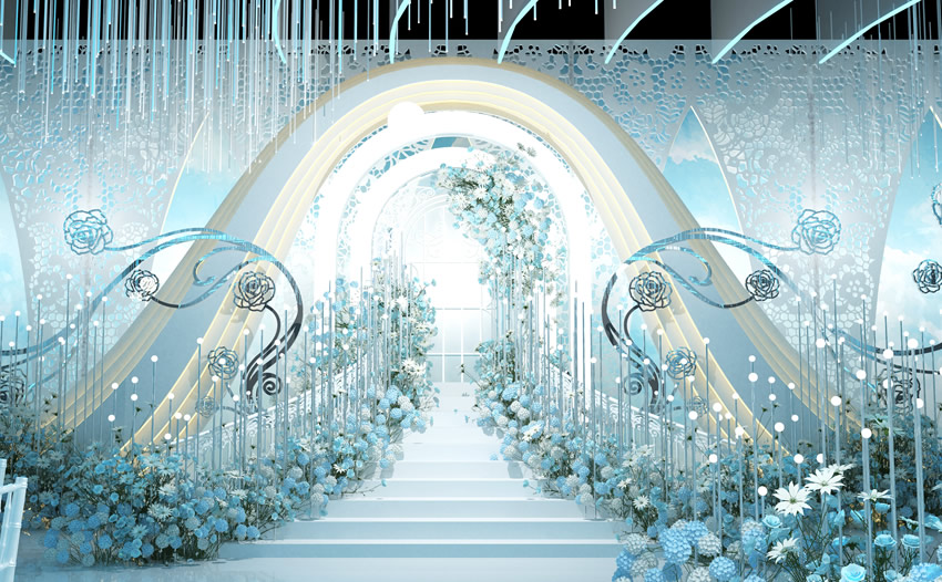 禄丰釡香烙馍村水晶厅效果展示